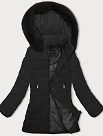 Dámská prošívaná zimní bunda J Style černá (16M9119-392)