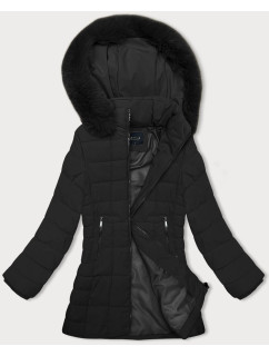 Černá prošívaná dámská zimní bunda J Style (16M9119-392)