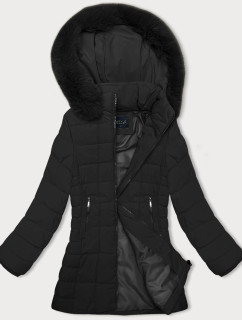 Černá prošívaná dámská zimní bunda J Style (16M9119-392)