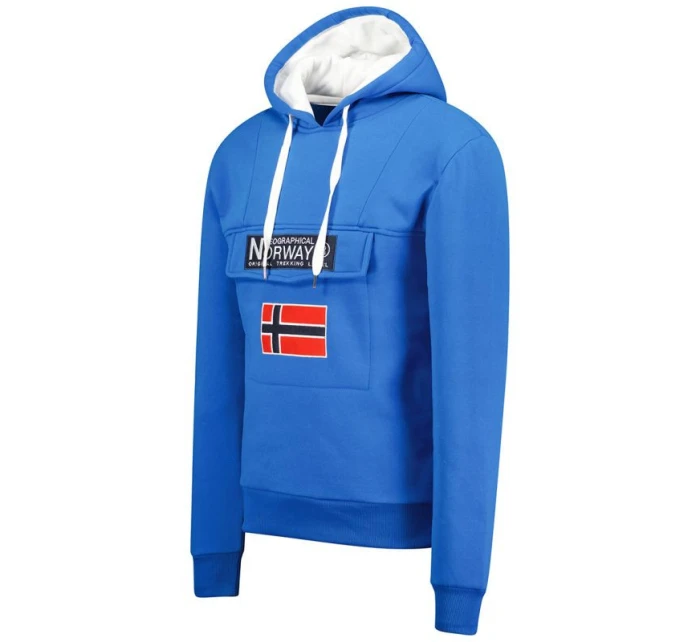 Geographical Norway Gadrien DB 054 M WW6115H/GN-Royal Blue / White mikina
