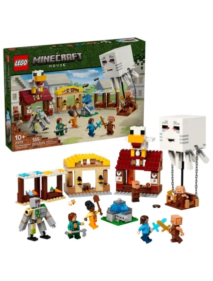 LEGO Minecraft 21273 Útok balónu Ghast na vesnici (VÝPRODEJ) LEGO Minecraft 21273 Útok balónu Ghast na vesnici (VÝPRODEJ)