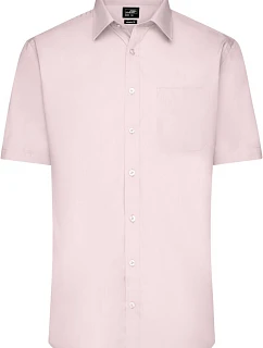 JN 680 Popelínová košile s krátkým rukávem model 22537795 light pink - Daiber