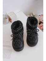 Dětské Zimní Boty S Kožíškem Černé model 21680341 - Boto