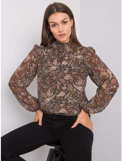 Halenka D50039F11031A tmavě zelená