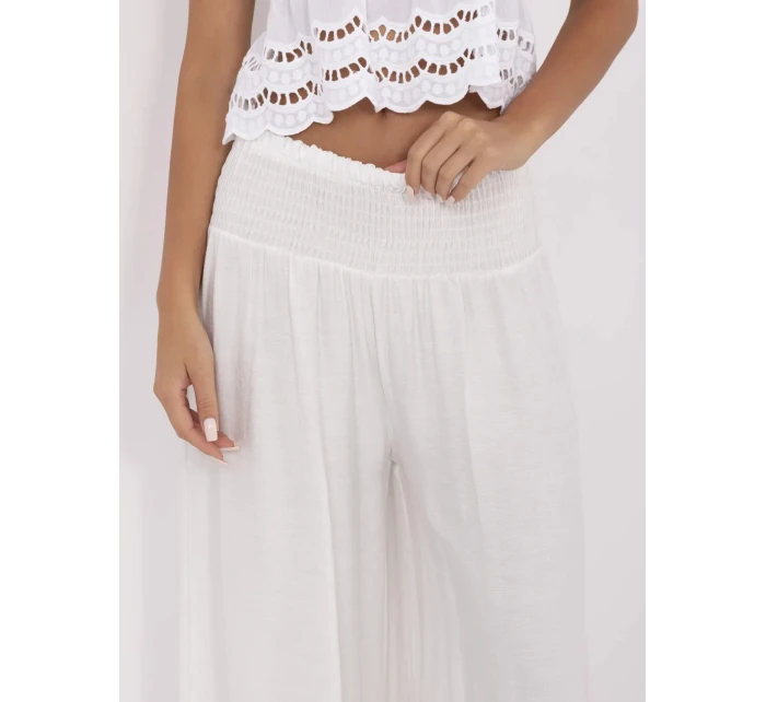 Spodnie MI SP model 21151232 ecru - FPrice Spodnie MI SP model 21151232 ecru - FPrice