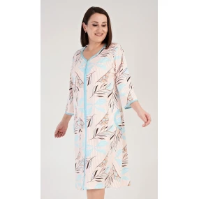 Dámské domácí šaty s tříčtvrtečním rukávem Melissa Dámské domácí šaty s tříčtvrtečním rukávem Melissa