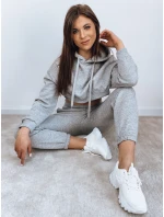 Dámská tepláková souprava světle šedá Dstreet model 21964603 - FashionStreet