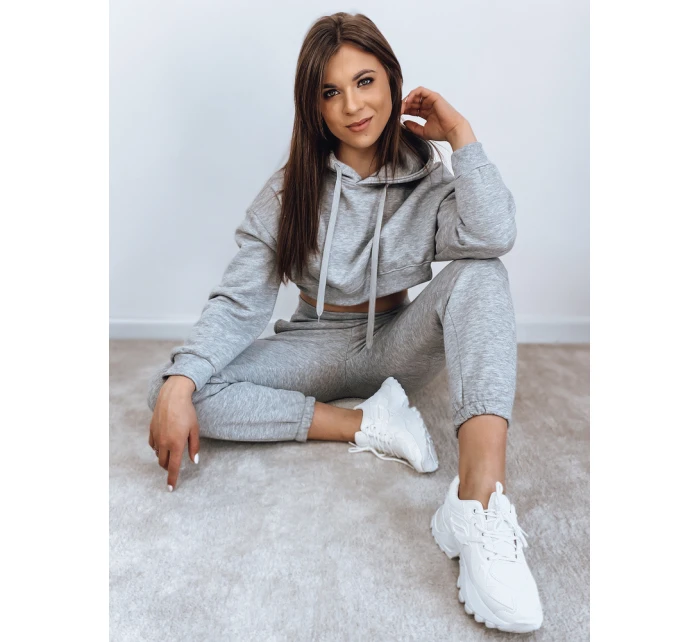 Dámská tepláková souprava světle šedá Dstreet model 21964603 - FashionStreet