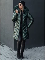 Dámská prošívaná zimní bunda BELLATRIX zelená FashionStreet TY4591