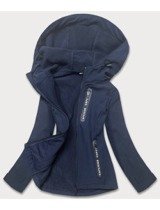 Tmavě modrá dámská sportovní softshellová bunda (HD185-4)