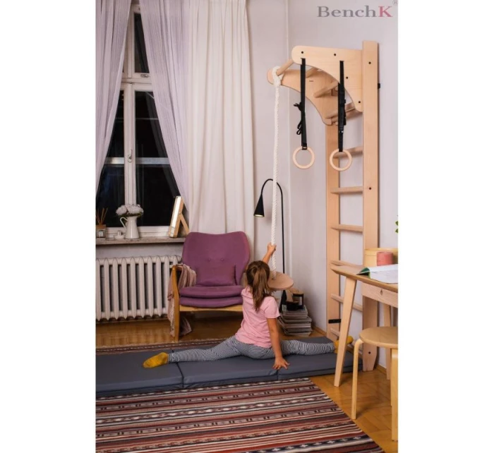 SKLÁDACÍ GYMNASTICKÁ MATRACE ŠEDÁ 180CM BENCHK