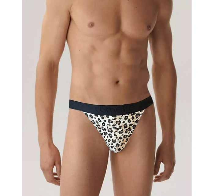 Pánské tanga High Emotion 917/164 Hnědá s černou - Cornette