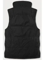 Oboustranná černá dámská vesta (2383)