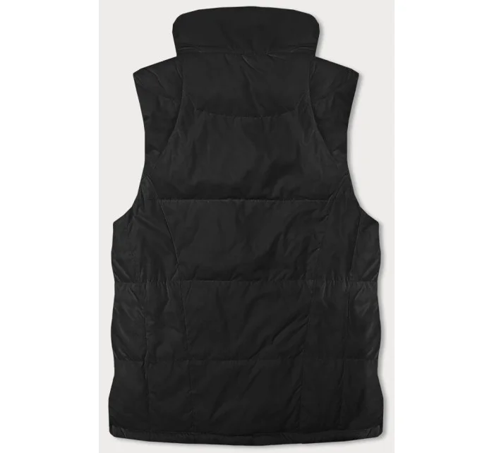 Oboustranná černá dámská vesta (2383)