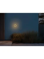 SOLÁRNÍ DISKOVÉ SVĚTLO 28 LED PRO MONTÁŽ NA ZEM NEBO NA STĚNU