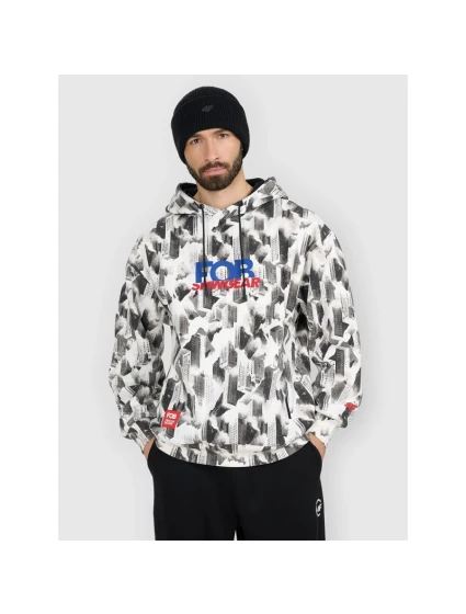 Pánská volná mikina s kapucí 4F 4FRAW25TSWSM2569-91A