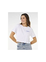 Dámské tričko RIP CURL Hayley O Crop Tee, bílé