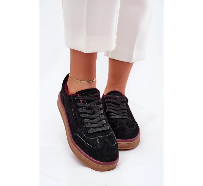 Semišové Dámské Tenisky Černé model 21703330 - Daniel Lopez Just Dare Semišové Dámské Tenisky Černé model 21703330 - Daniel Lopez Just Dare