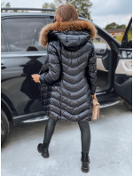 Dámský zimní kabát / bunda PREMIUM černá Dstreet TY3024