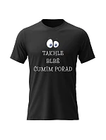 Pánské bavlněné tričko s potiskem - TAKHLE BLBĚ ČUMÍM POŘÁD - černé Pánské bavlněné tričko s potiskem - TAKHLE BLBĚ ČUMÍM POŘÁD - černé