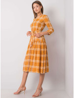 Dámské šaty model 18909747 tmavě žlutá Lakerta - FPrice