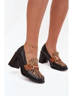 Polobotky na podpatku  model 217843 Step in style