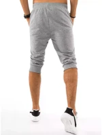 FashionStreet pánské světle šedé teplákové kraťasy SX1535
