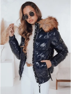 Dámská zimní bunda s kapucí MELANI navy blue FashionStreet TY4487