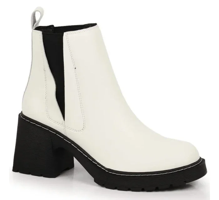 Zateplené boty Artiker W HBH42 s podpatkem na jehlovém podpatku