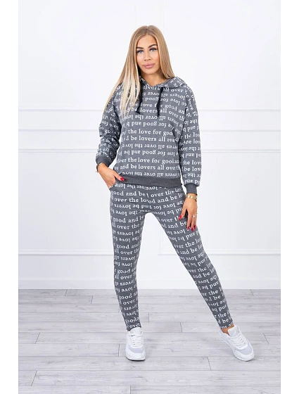 Sada s model 18747838 potiskem - K-Fashion