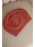 Dámská čepice klasická hladká beanie K420 rezavá Dámská čepice klasická hladká beanie K420 rezavá