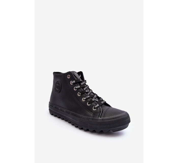 Dámské Tenisky Big Star Vysoké Zateplené Černé EE274110 Dámské Tenisky Big Star Vysoké Zateplené Černé EE274110