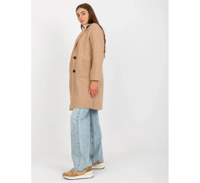 Dámský kabát TW EN BI 7372.18 béžoý