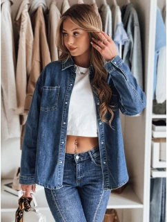 Dámská džínová košile OVERLLO modrá FashionStreet DY0454