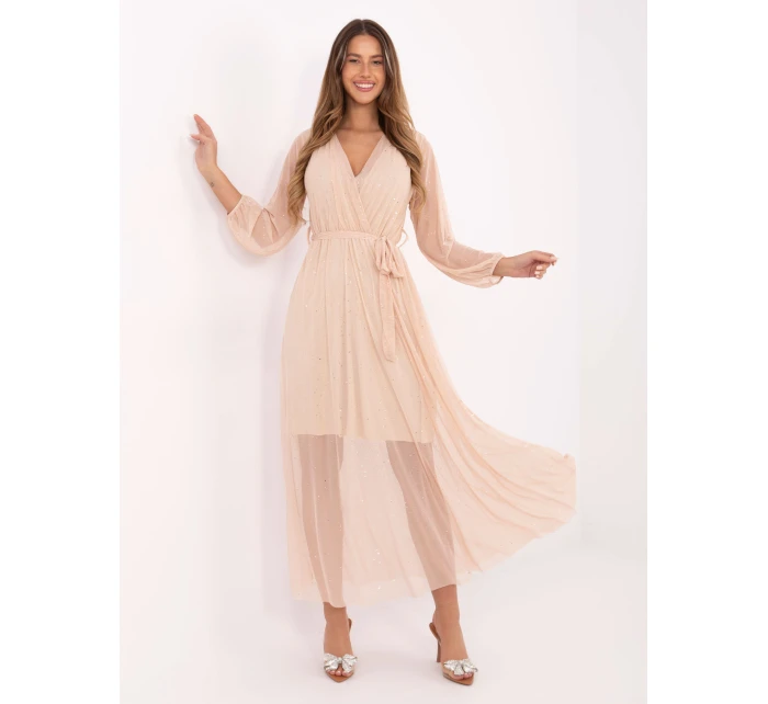 Sukienka IT SK model 21717742 jasny beżowy - FPrice