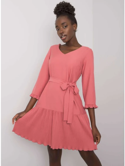 Šaty LK SK 507733.80P tmavě růžová