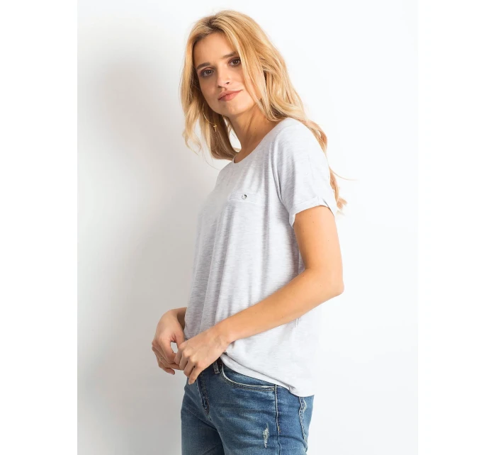 Tričko RV TS 4838.41P světle šedá Tričko RV TS 4838.41P světle šedá