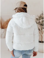Dámská prošívaná zimní bunda SNOWLIKE s kapucí bílá FashionStreet TY4932