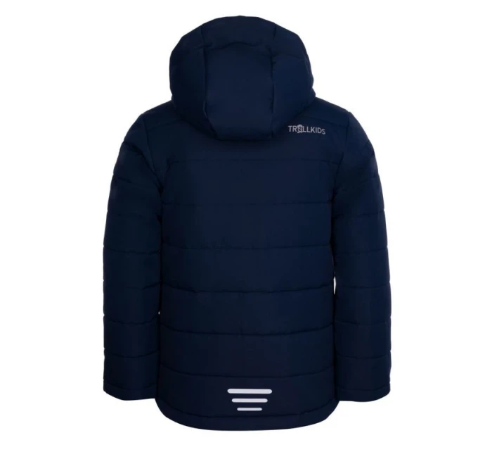 Dětská lyžařská bunda Trollkids Hemsedal Snow Jacket XT s kapucí, nepromokavá, tmavě modrá (513-164)