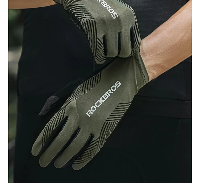 Cyklistické rukavice  velikost: L zelené model 22083554 - Rockbros