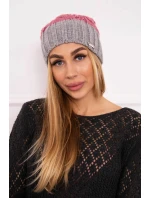 Paris fleecová čepice K212 tmavě model 18750057 - K-Fashion Paris fleecová čepice K212 tmavě model 18750057 - K-Fashion