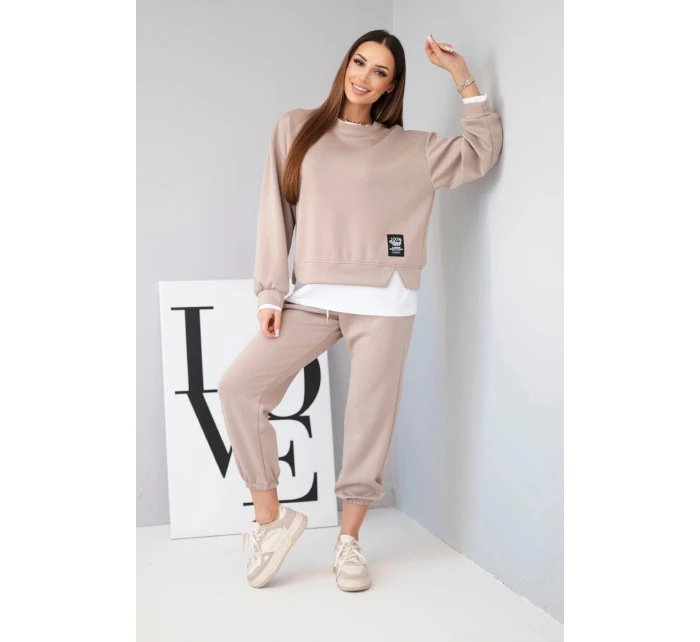 Dámský komplet s model 21808617 mikinou a fango tepláky - K-Fashion Dámský komplet s model 21808617 mikinou a fango tepláky - K-Fashion