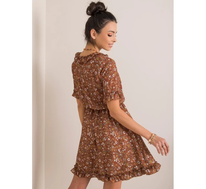 Šaty LK SK 508097.68P hnědá Šaty LK SK 508097.68P hnědá