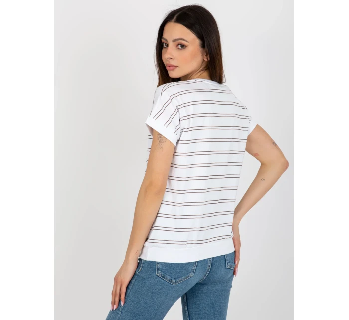 Halenka RV BZ 8619.94 bílo-hnědá Halenka RV BZ 8619.94 bílo-hnědá