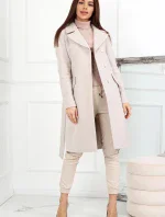 Dámský kabát Malika béžový- Merce