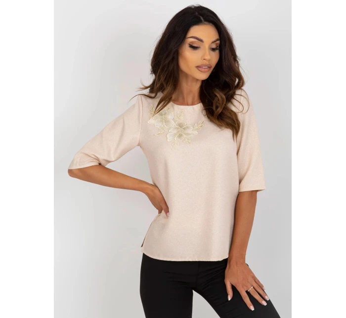 Dámská halenka LK BZ 506609.77 Béžová - FPrice