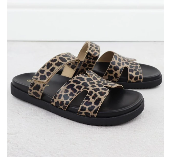 Dámské žabky v béžové barvě model 21904992 - VINCEZA