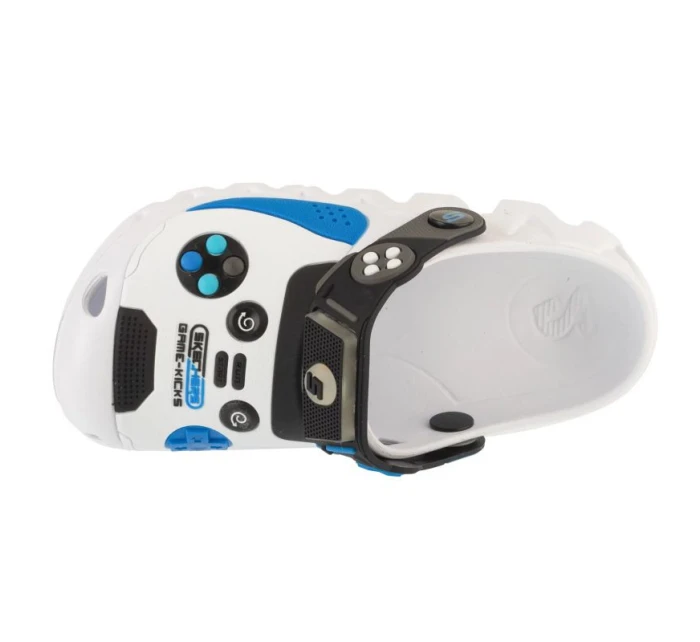 Skechers Foamies: Zaggle - Hydro-Pointz 406721L-WBKB White 30 Skechers Foamies: Zaggle - Hydro-Pointz 406721L-WBKB White 30