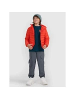 Chlapecká péřová bunda se syntetickou výplní model 21814891 dětské - 4F Chlapecká péřová bunda se syntetickou výplní model 21814891 dětské - 4F