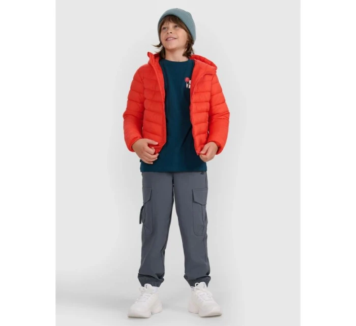 Chlapecká péřová bunda se syntetickou výplní model 21814891 dětské - 4F Chlapecká péřová bunda se syntetickou výplní model 21814891 dětské - 4F